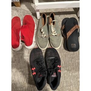 Lot of Men's Size 13 Shoes Fila, Adidas, Tommy Hilfiger, Reef